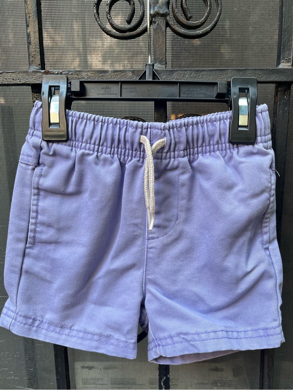 Old Navy Lilac Pull-On Shorts with Drawstring